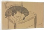 Sleeping Cat Torso of a Nude Woman, first third 1900s by Jane Poupelet
