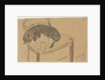 Sleeping Cat Torso of a Nude Woman, first third 1900s by Jane Poupelet
