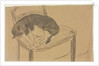 Sleeping Cat Torso of a Nude Woman, first third 1900s by Jane Poupelet