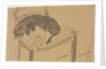 Sleeping Cat Torso of a Nude Woman, first third 1900s by Jane Poupelet