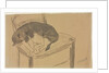 Sleeping Cat Torso of a Nude Woman, first third 1900s by Jane Poupelet