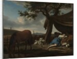 Sleeping Shepherds, 1663 by Adriaen van de Velde