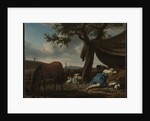 Sleeping Shepherds, 1663 by Adriaen van de Velde