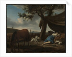 Sleeping Shepherds, 1663 by Adriaen van de Velde