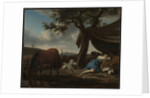 Sleeping Shepherds, 1663 by Adriaen van de Velde