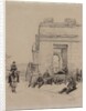 Soldiers Resting Sketch of a Man with Upraised Arm and Sketch of a Helmet, 1878 by Édouard Detaille