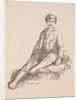 Specimens of Polyautography: Boy Seated on a Grassy Bank, 1803 by Thomas Barker