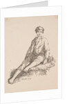 Specimens of Polyautography: Boy Seated on a Grassy Bank, 1803 by Thomas Barker