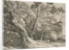 Specimens of Polyautography: Man Seated under an Oak, 1802 by Richard II Cooper