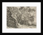 Specimens of Polyautography: Man Seated under an Oak, 1802 by Richard II Cooper