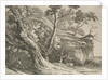 Specimens of Polyautography: Man Seated under an Oak, 1802 by Richard II Cooper