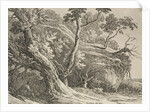 Specimens of Polyautography: Man Seated under an Oak, 1802 by Richard II Cooper