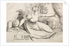 Specimens of Polyautography: Woman on a Sofa by Henry Fuseli