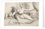 Specimens of Polyautography: Woman on a Sofa by Henry Fuseli