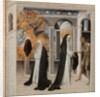 St. Catherine of Siena and the Beggar, 1460s by Giovanni di Paolo
