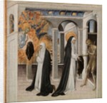 St. Catherine of Siena and the Beggar, 1460s by Giovanni di Paolo