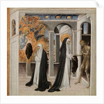 St. Catherine of Siena and the Beggar, 1460s by Giovanni di Paolo