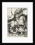 St. George Killing the Dragon, 1500s by Albrecht Dürer