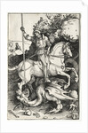 St. George Killing the Dragon, 1500s by Albrecht Dürer