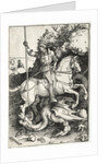 St. George Killing the Dragon, 1500s by Albrecht Dürer