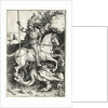 St. George Killing the Dragon, 1500s by Albrecht Dürer
