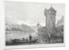 St. Goar and Rheinfels, 1824 by Samuel Prout