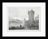 St. Goar and Rheinfels, 1824 by Samuel Prout