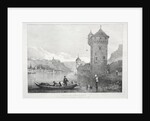 St. Goar and Rheinfels, 1824 by Samuel Prout
