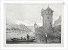 St. Goar and Rheinfels, 1824 by Samuel Prout