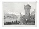 St. Goar and Rheinfels, 1824 by Samuel Prout