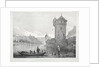St. Goar and Rheinfels, 1824 by Samuel Prout
