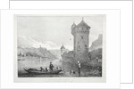 St. Goar and Rheinfels, 1824 by Samuel Prout