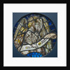 Stained Glass Roundel with an Angel Holding a Scroll, c. 1425-1450 by Unknown