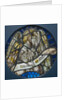 Stained Glass Roundel with an Angel Holding a Scroll, c. 1425-1450 by Unknown