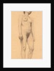 Standing Female Nude, probably 1878-79 by Otto H. Bacher