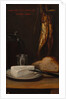 Still Life with Herring, Bread, and Cheese, 1858 by Alexandre-Gabriel Decamps