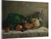 Still Life with Vegetables, Partridge, and a Jug, 1858 by Adolphe-Félix Cals