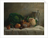 Still Life with Vegetables, Partridge, and a Jug, 1858 by Adolphe-Félix Cals
