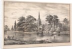 Stratford on Avon by James Merritt Ives; Nathaniel Currier