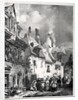Street in the Outskirts of Besançon, France, 1827 by Richard Parkes Bonington