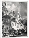 Street in the Outskirts of Besançon, France, 1827 by Richard Parkes Bonington