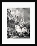 Street in the Outskirts of Besançon, France, 1827 by Richard Parkes Bonington