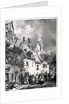 Street in the Outskirts of Besançon, France, 1827 by Richard Parkes Bonington