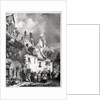 Street in the Outskirts of Besançon, France, 1827 by Richard Parkes Bonington
