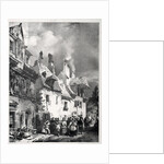 Street in the Outskirts of Besançon, France, 1827 by Richard Parkes Bonington