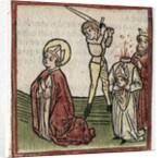 Sts. Theonestus and Albanus; or St. Pancrace by Günther Zainer