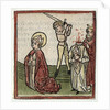 Sts. Theonestus and Albanus; or St. Pancrace by Günther Zainer