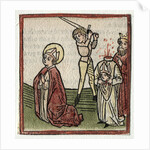 Sts. Theonestus and Albanus; or St. Pancrace by Günther Zainer