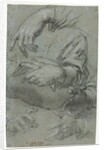Studies of Hands; Sketch of a Child's Head, c. 1586 by Carletto Caliari