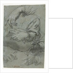 Studies of Hands; Sketch of a Child's Head, c. 1586 by Carletto Caliari